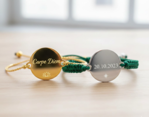 Conector Redondo Personalizable - Acero Inoxidable.